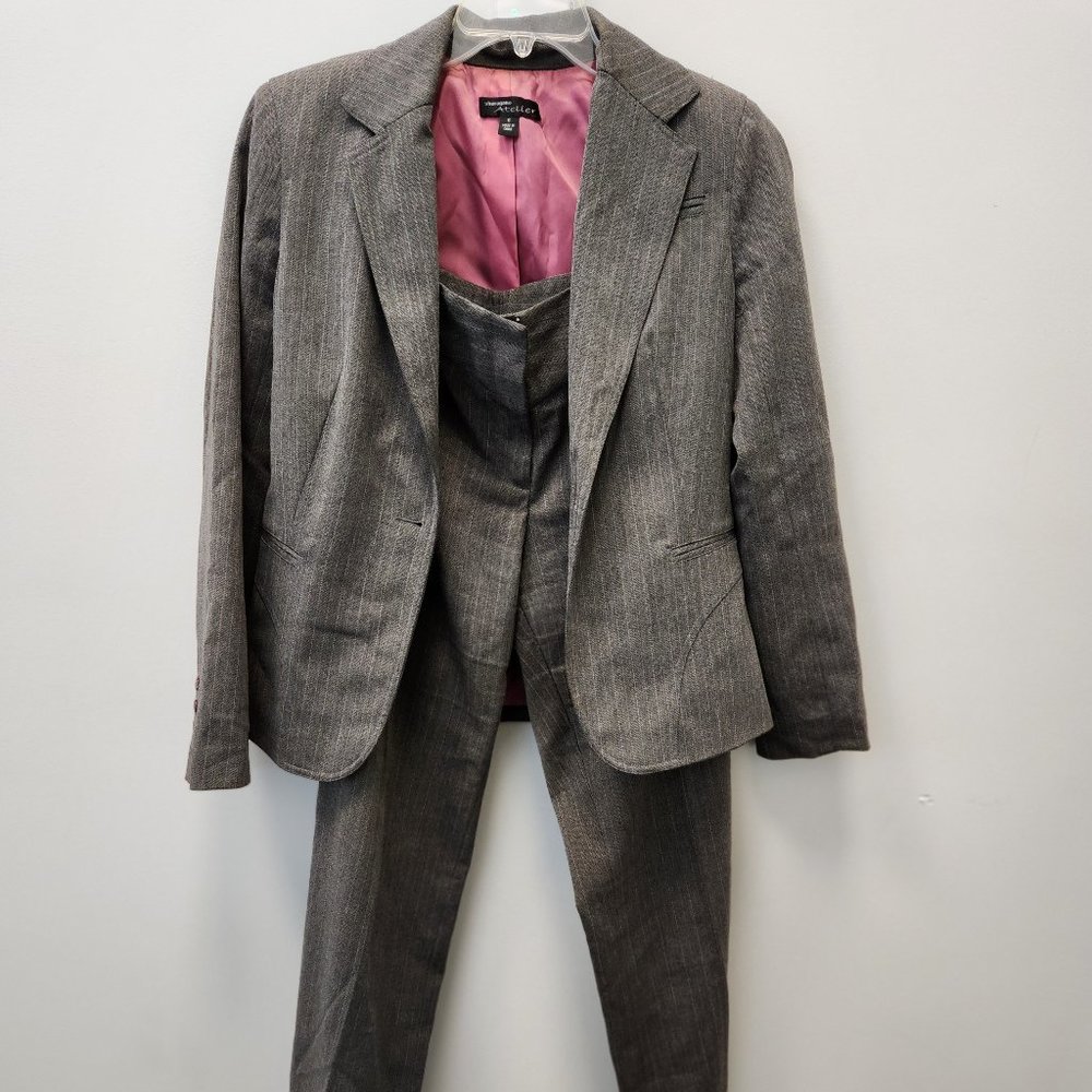 Pinstripe Pants Suit